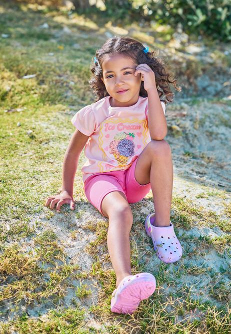 Younger Girls Ice Cream Sequin T-Shirt