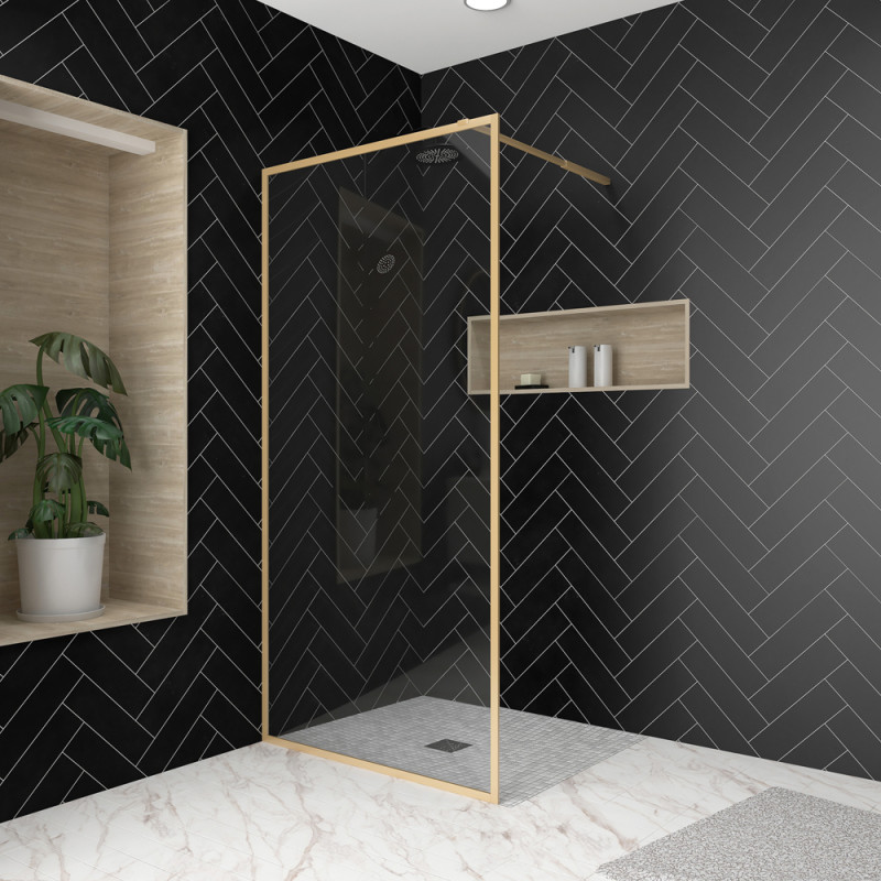 Paroi de douche Golden Edge 100 x 200 cm AURLANE