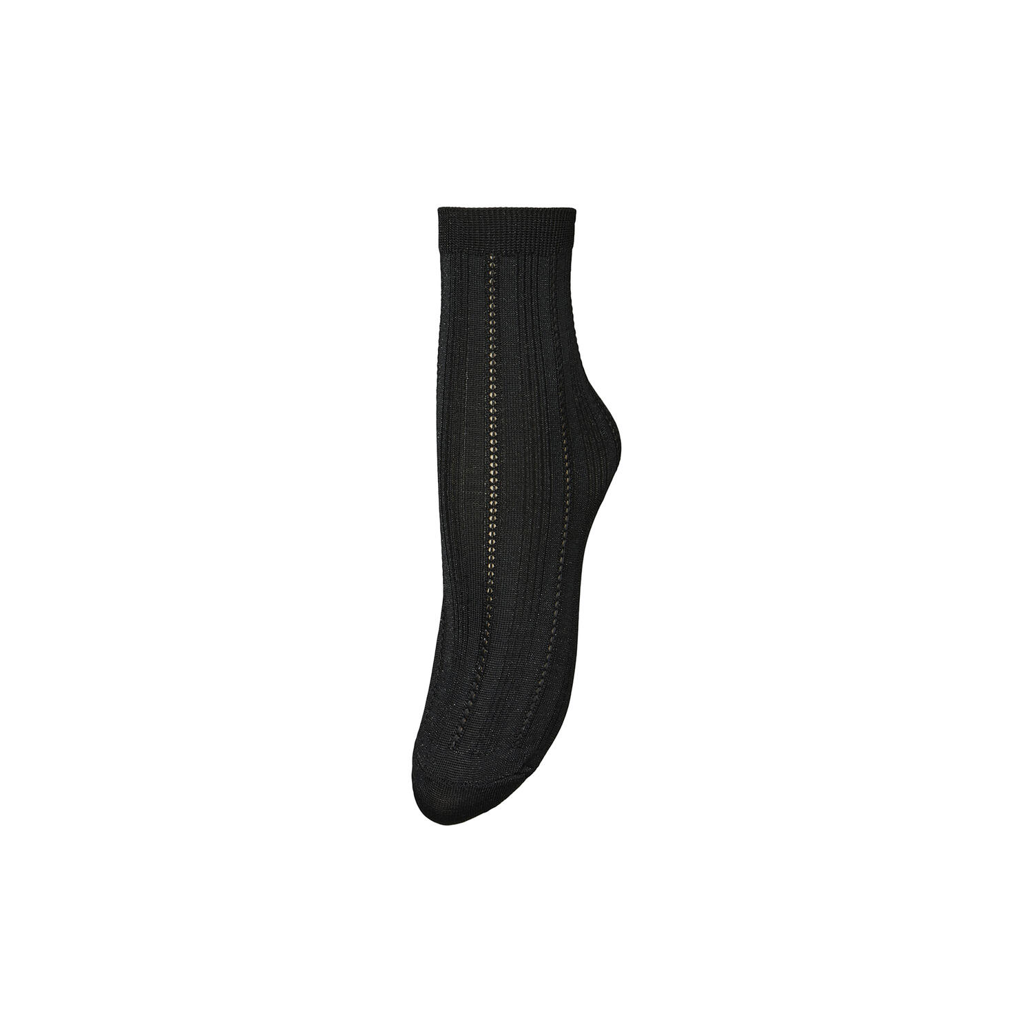 Glitter Drake Sock, black