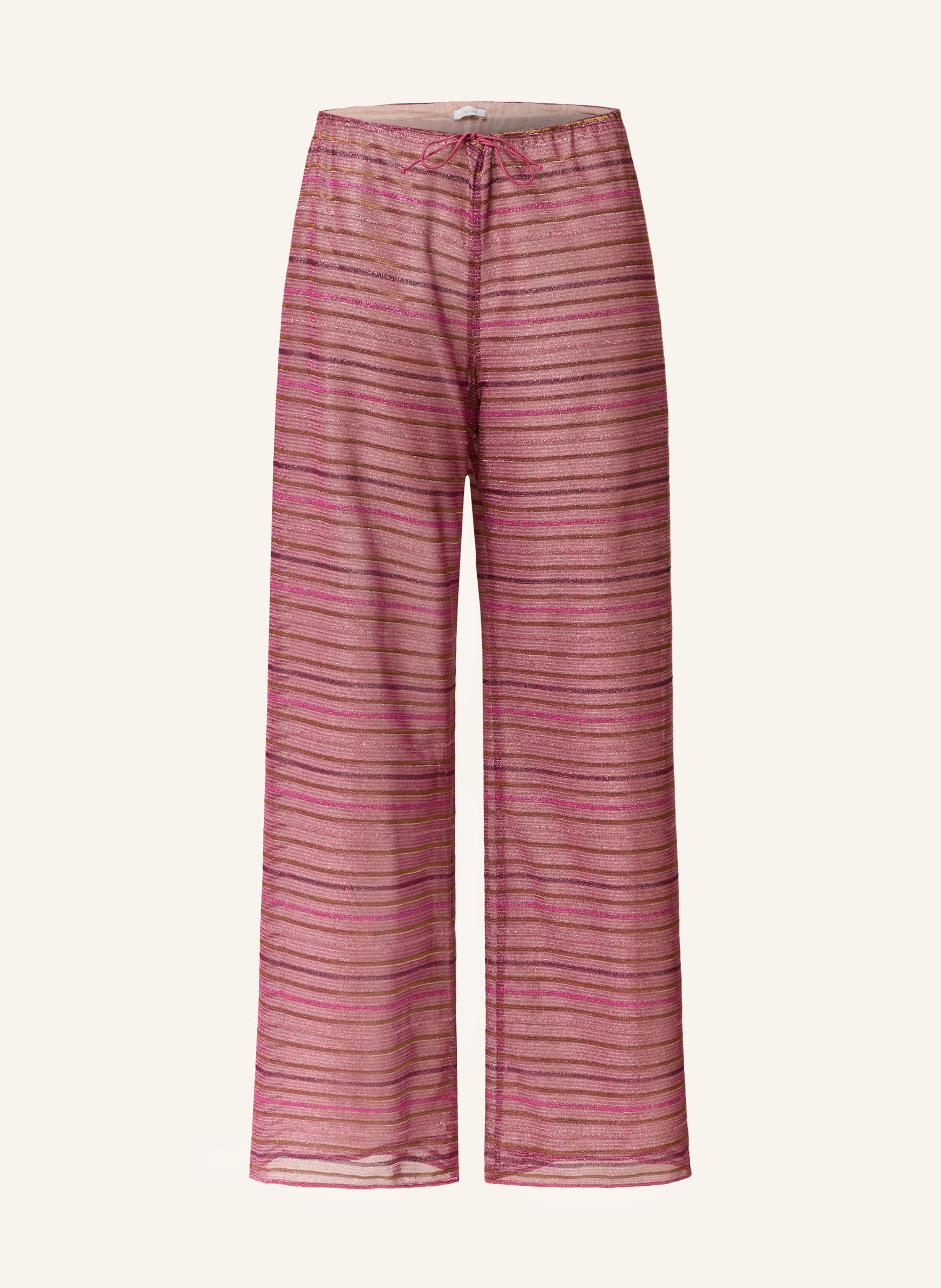 Oséree Marlenehose SHINY STRIPES mit Glitzergarn
