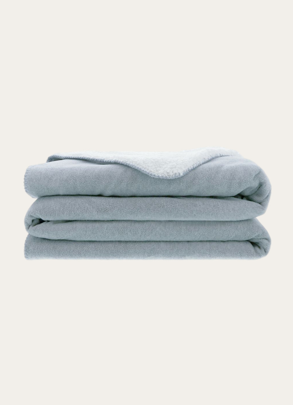 COUVERTURE DOUBLE FACE TRÈS CHAUDE - 540GR GRIS