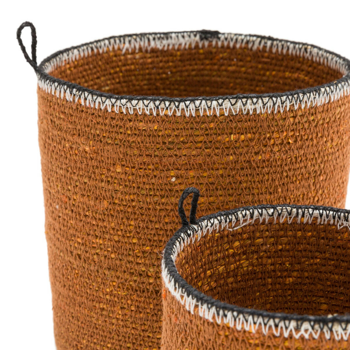 Lot de 2 paniers muraux en herbier, Saski