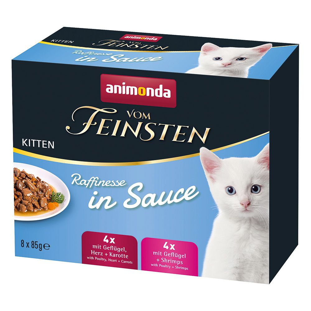 animonda vom Feinsten Kitten Raffinesse in Sauce Mixed Pack