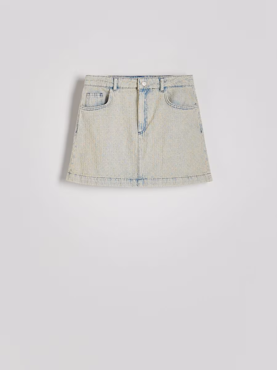 Denim Mini Skirt