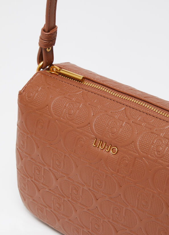 Borsa a tracolla piccola con logo