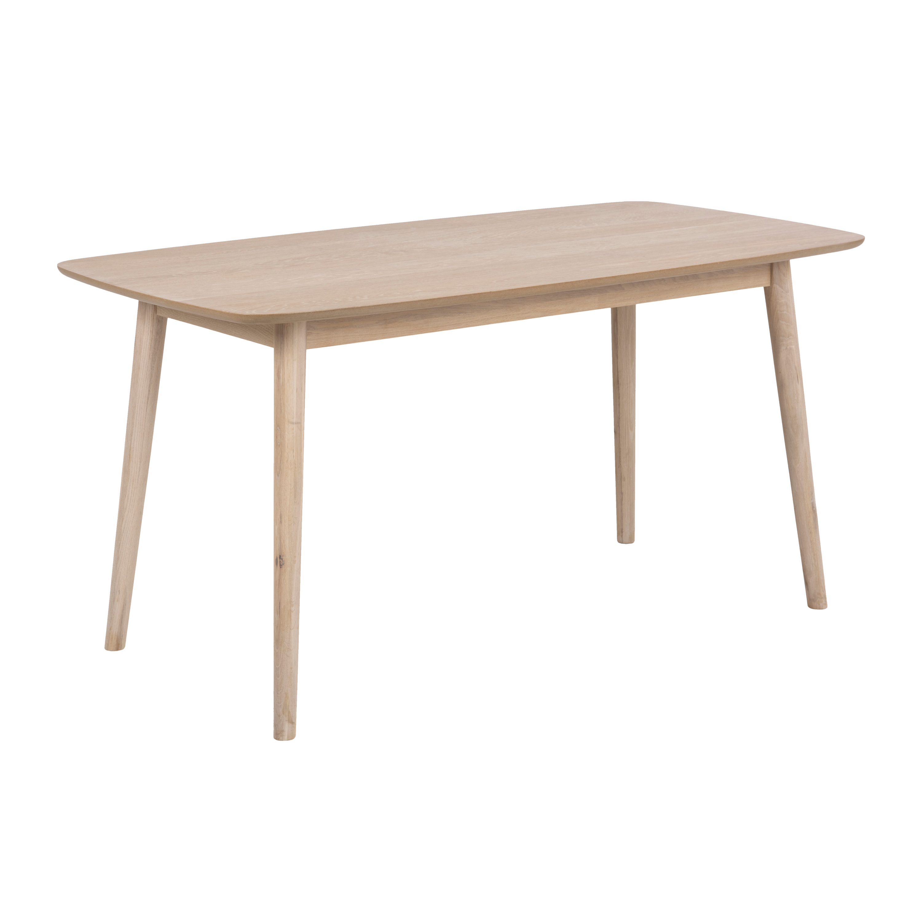 by fonQ basic Rounded Eettafel 150 x 80 cm - Eiken