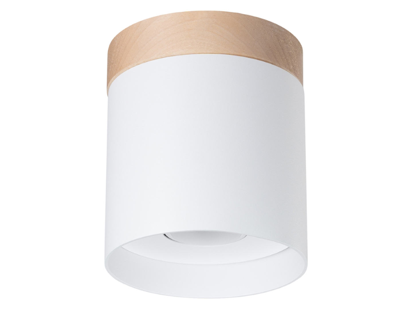 Lampa natynkowa Rif aluminiowa biała