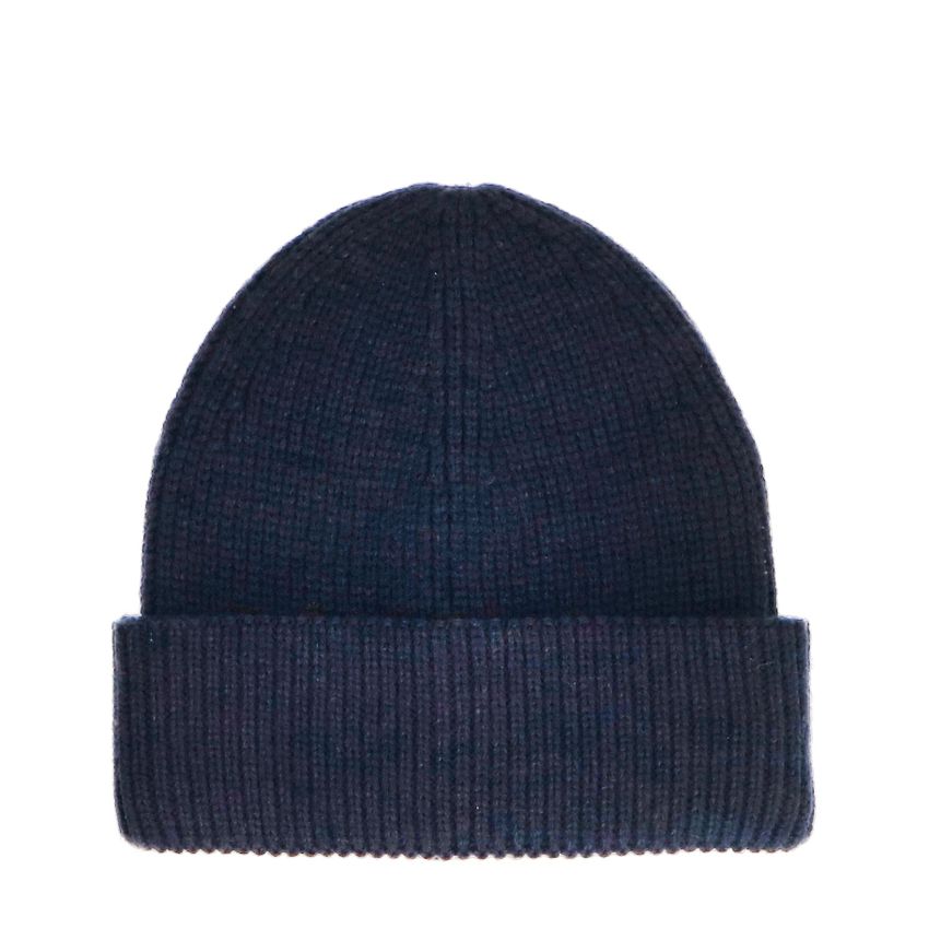 Manfield Donkerblauwe beanie