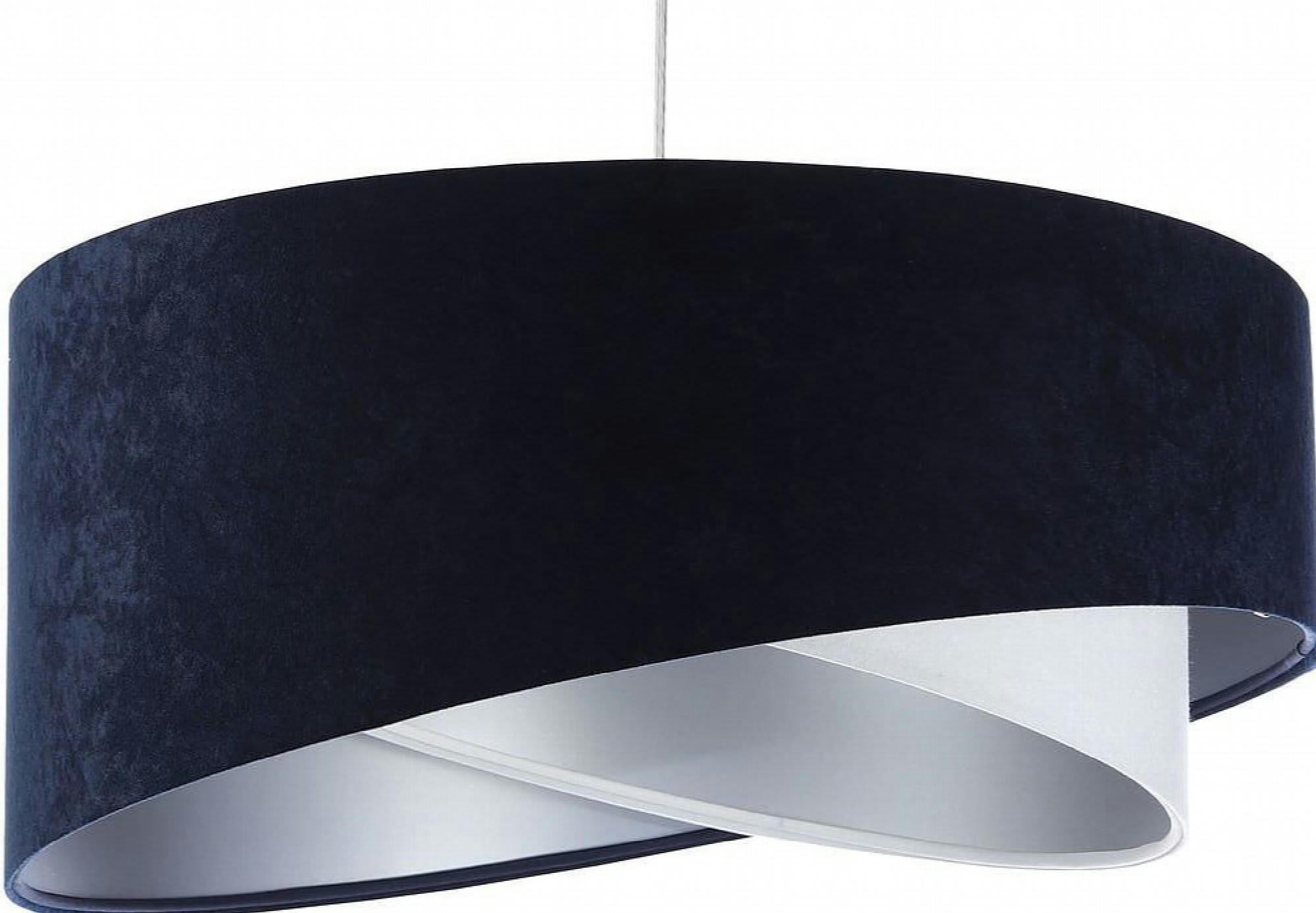 GALAXY - Suspension Tissu Bleu 50x50x105 cm