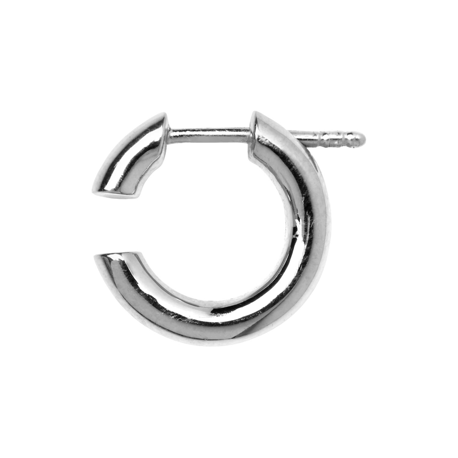 Disrupted Hoop, silver