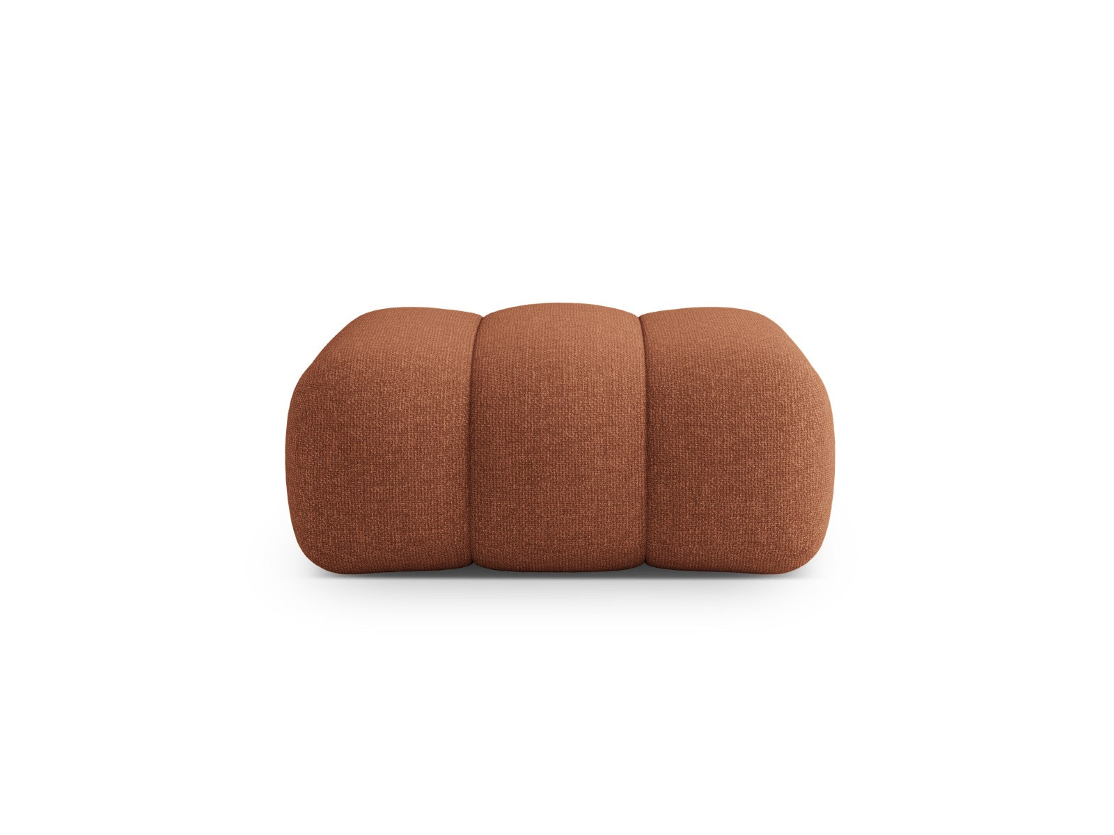 Cosmopolitan Design Poef Koge chenille baksteen - 95x95x40cm