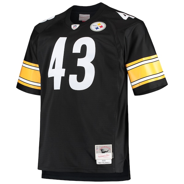Troy Polamalu Pittsburgh Steelers Big & Tall 2005 Retired Player Replica Jersey - Black