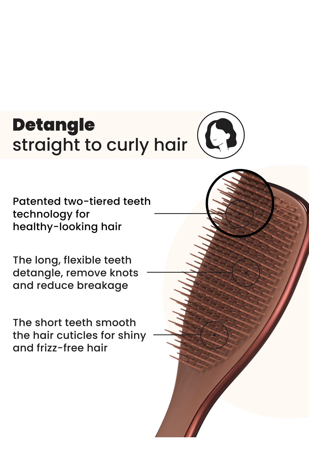 Tangle Teezer The Ultimate Detangler - Chocolate Bronze