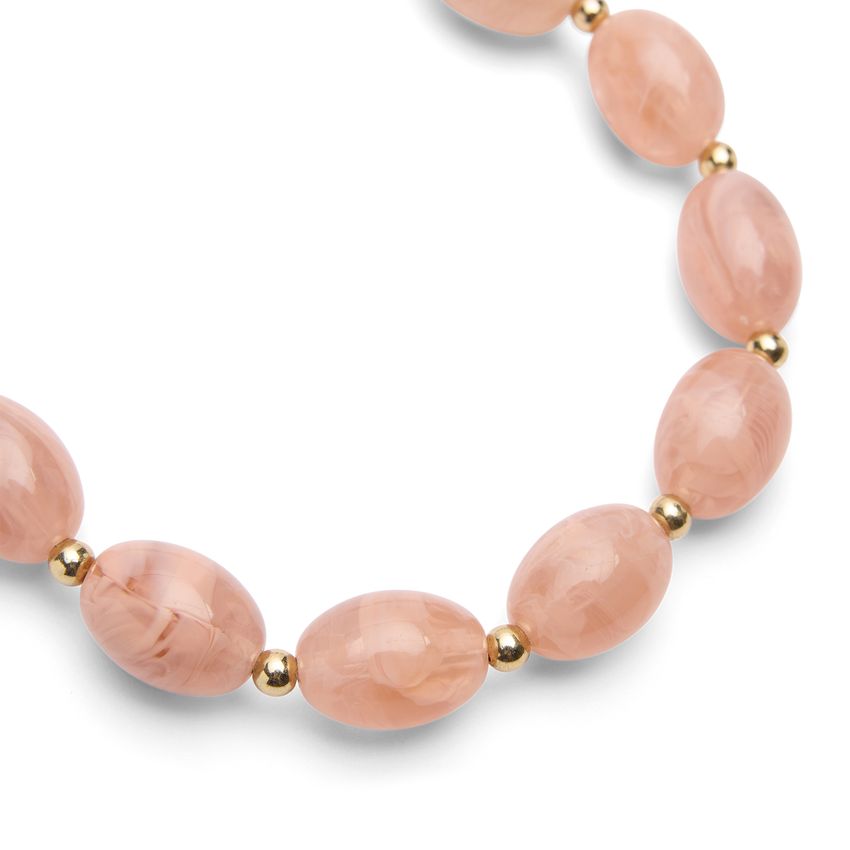 Manfield Roze kralenketting