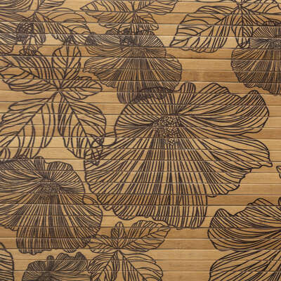MATA ŁAZIENKOWA Blackflora BAMBUSOWA 50x80 cm