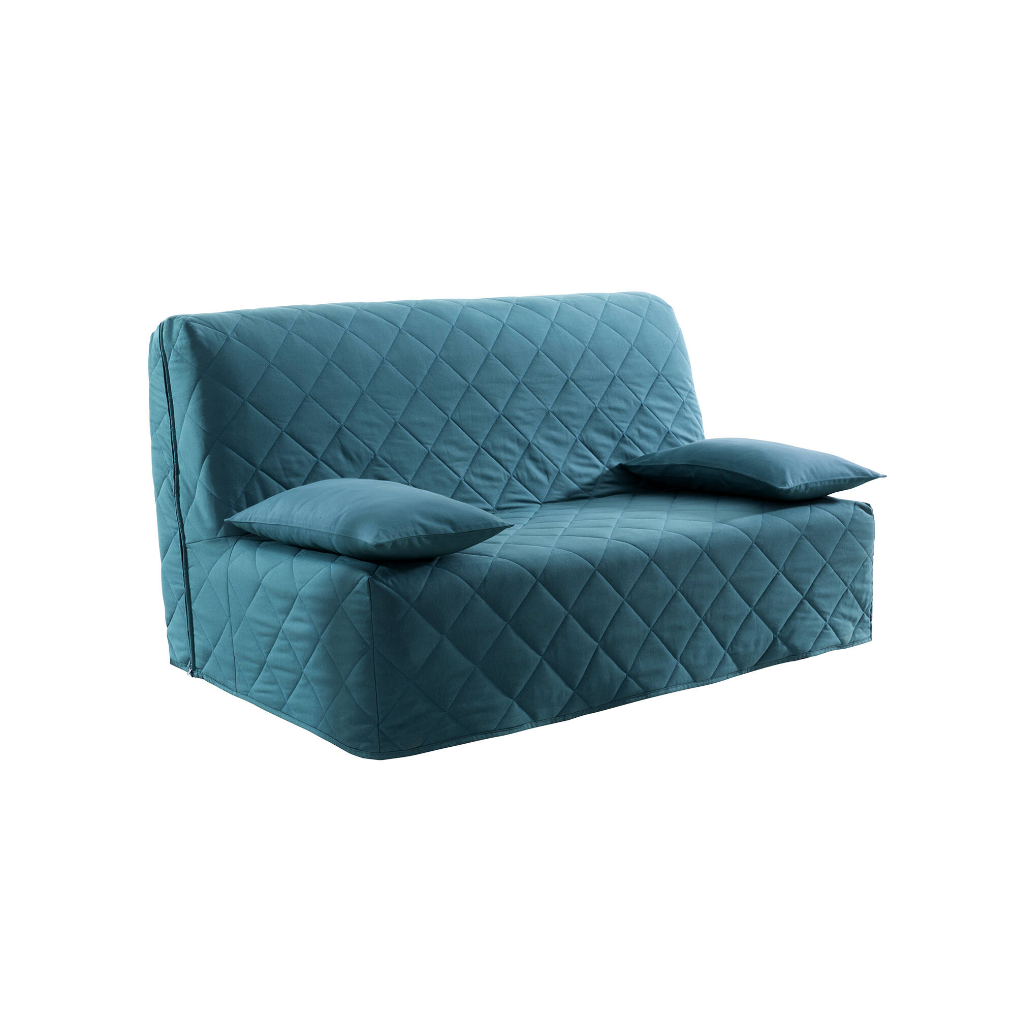 Housse canapé BZ coton bachette uni matelassé