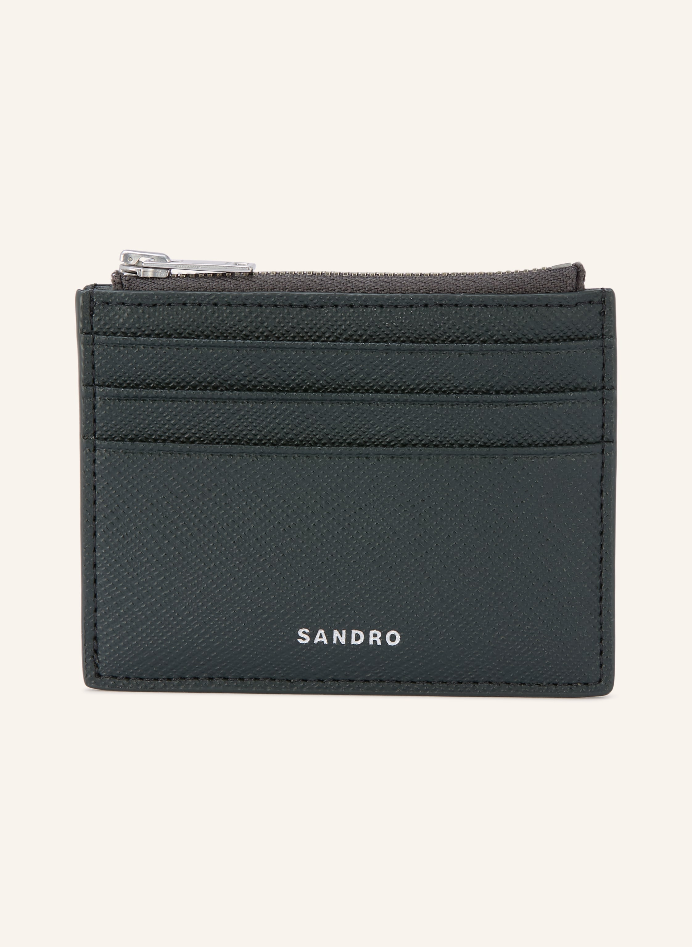 SANDRO Saffiano-Kartenetui