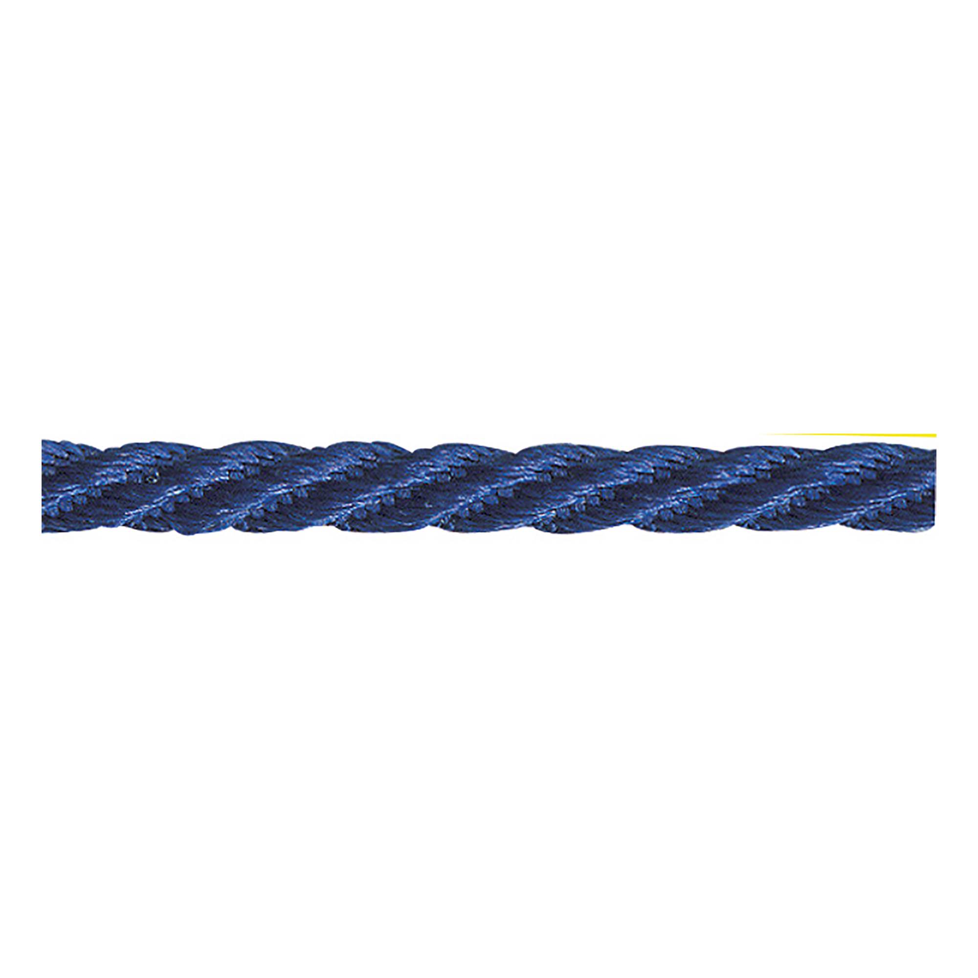 Berisfords Navy Barley Twist Rope by the Metre