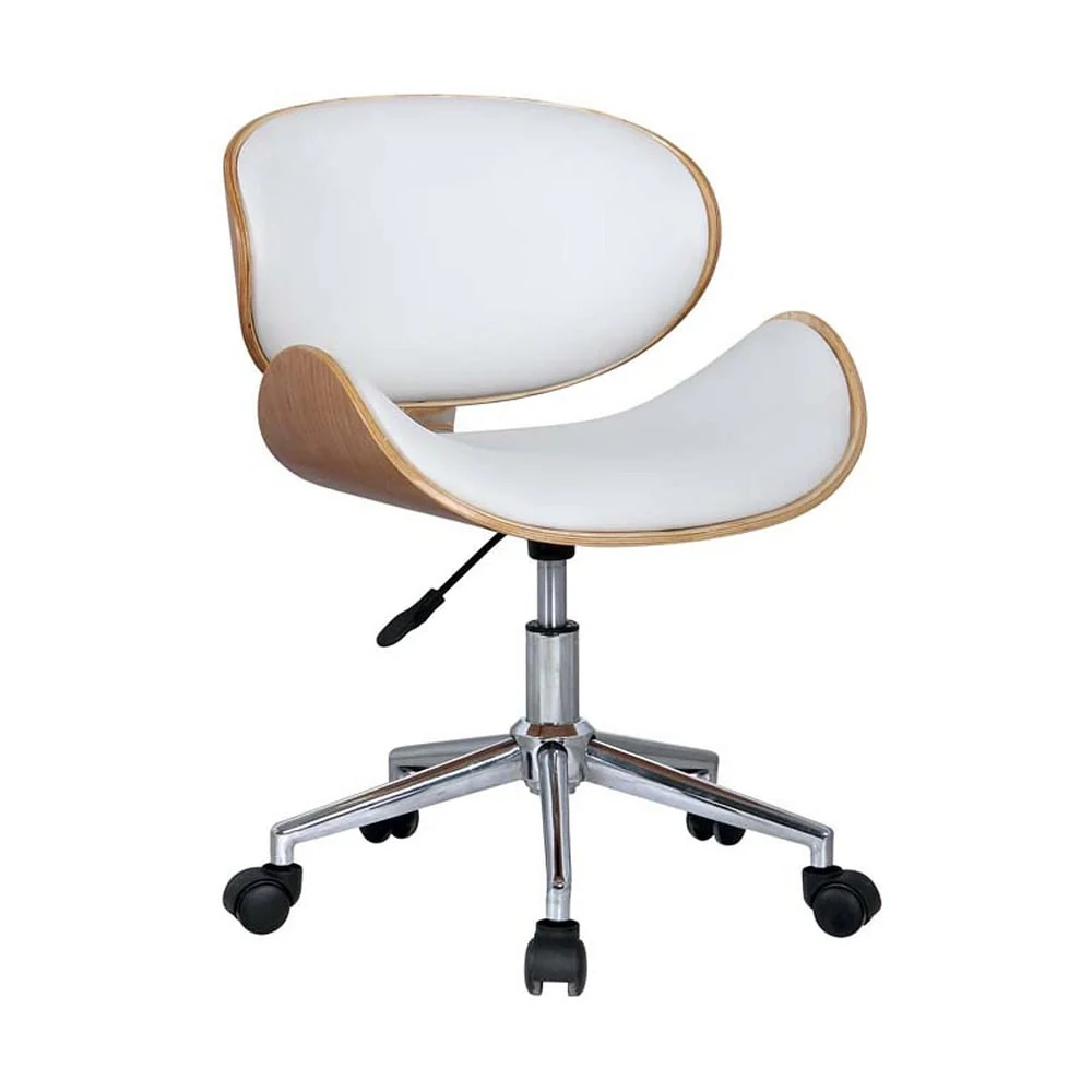 Office Chair with wood seat and PU cushion