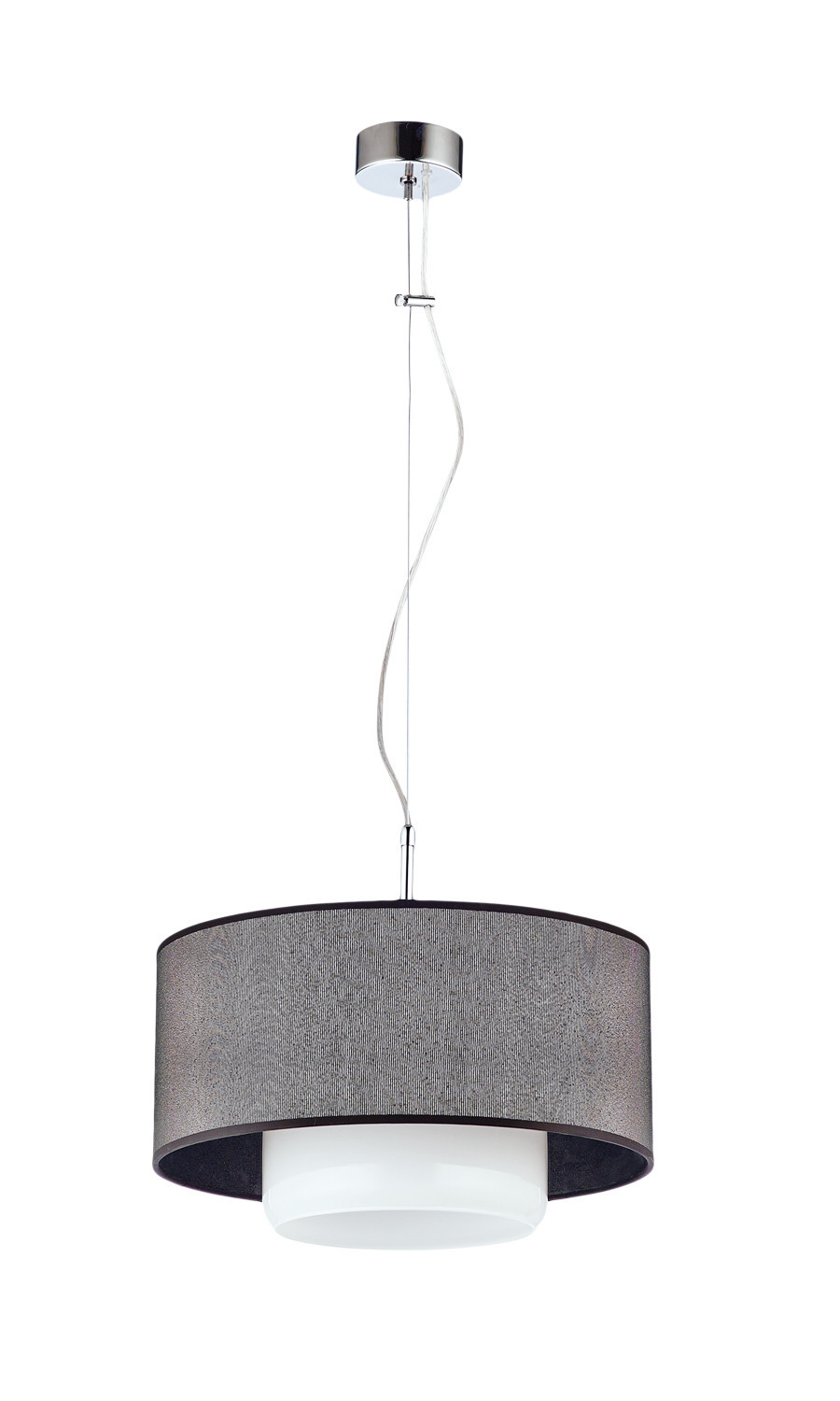 Lampa sufitowa AVEOczarno-biała 1xE27x15W IP20 Jupiter