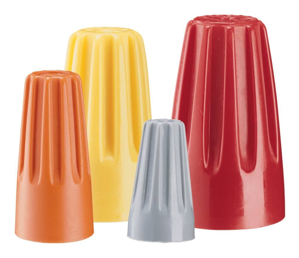 GARDNER BENDER 19-AWC WireGard Twist On Wire Connectors, 22-8 AWG, Assorted, 9-pk