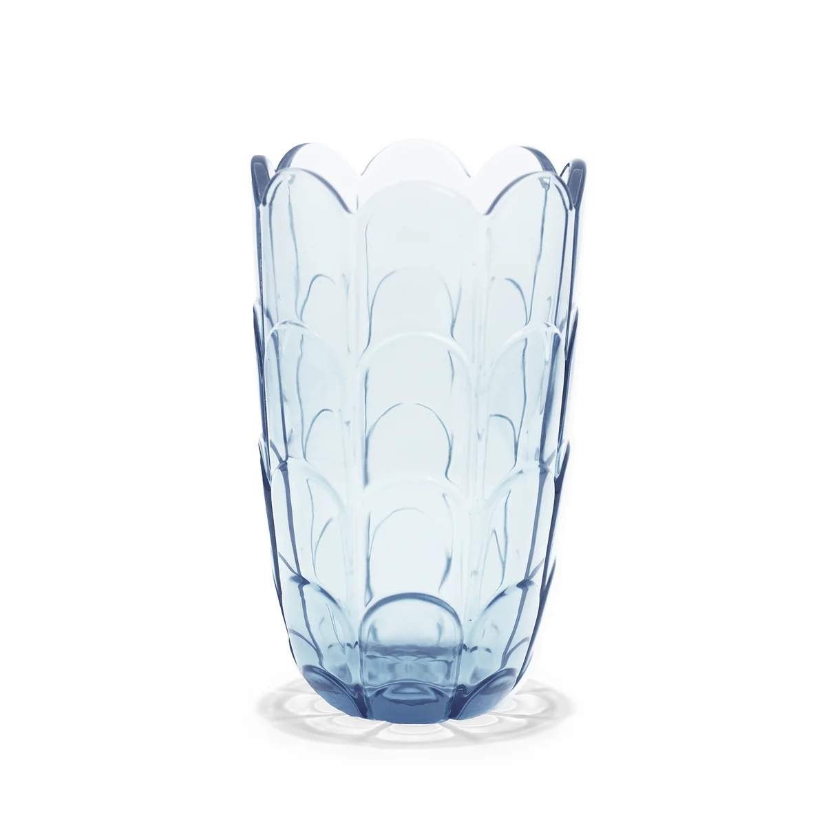 Holmegaard - Lily Vase, H 19 cm, blue iris