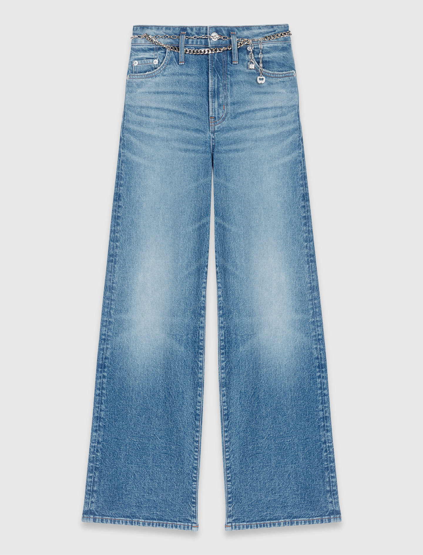 Jean à ceinture maillons