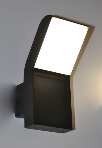 Kinkiet zewnętrzny VIDAR czarno-biały LED 12W 4000K 550lm IP54 Kaja