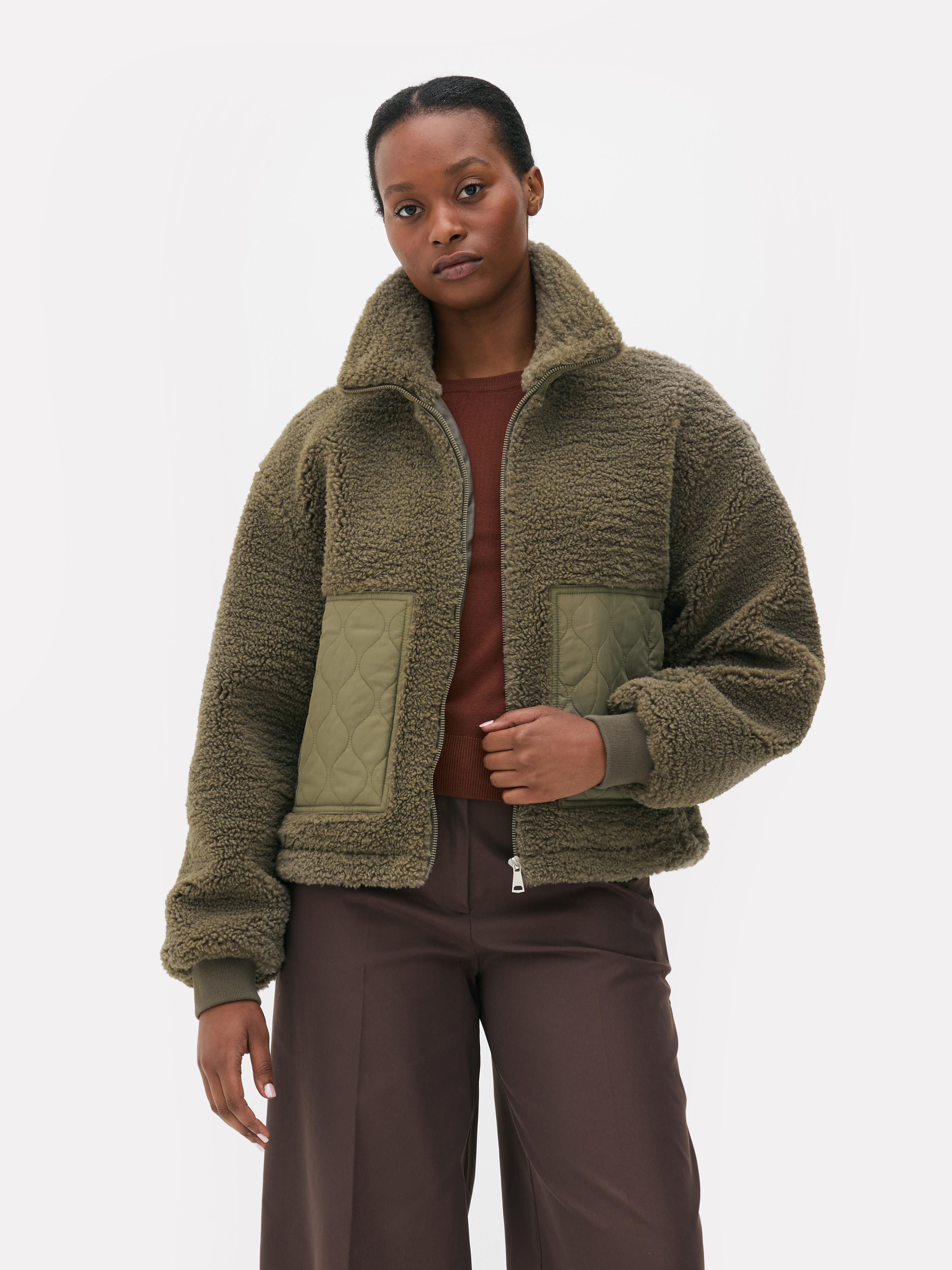 Contrast Pocket Fleece Jacket