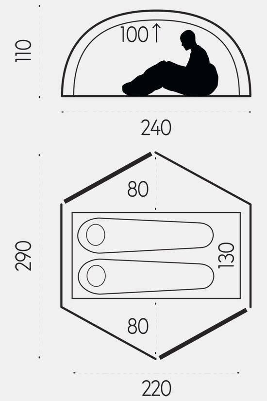 Fjällräven Keb Dome 2P Koepeltent