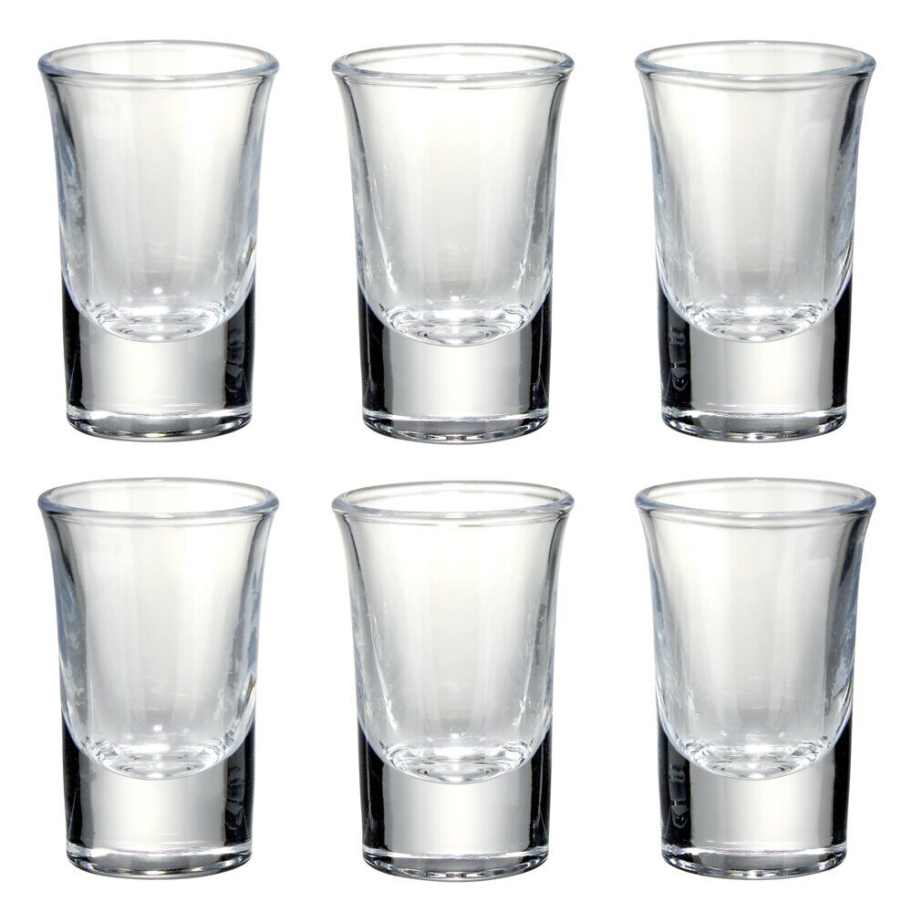 Lot de 6 verres à shooter 35ml H7cm