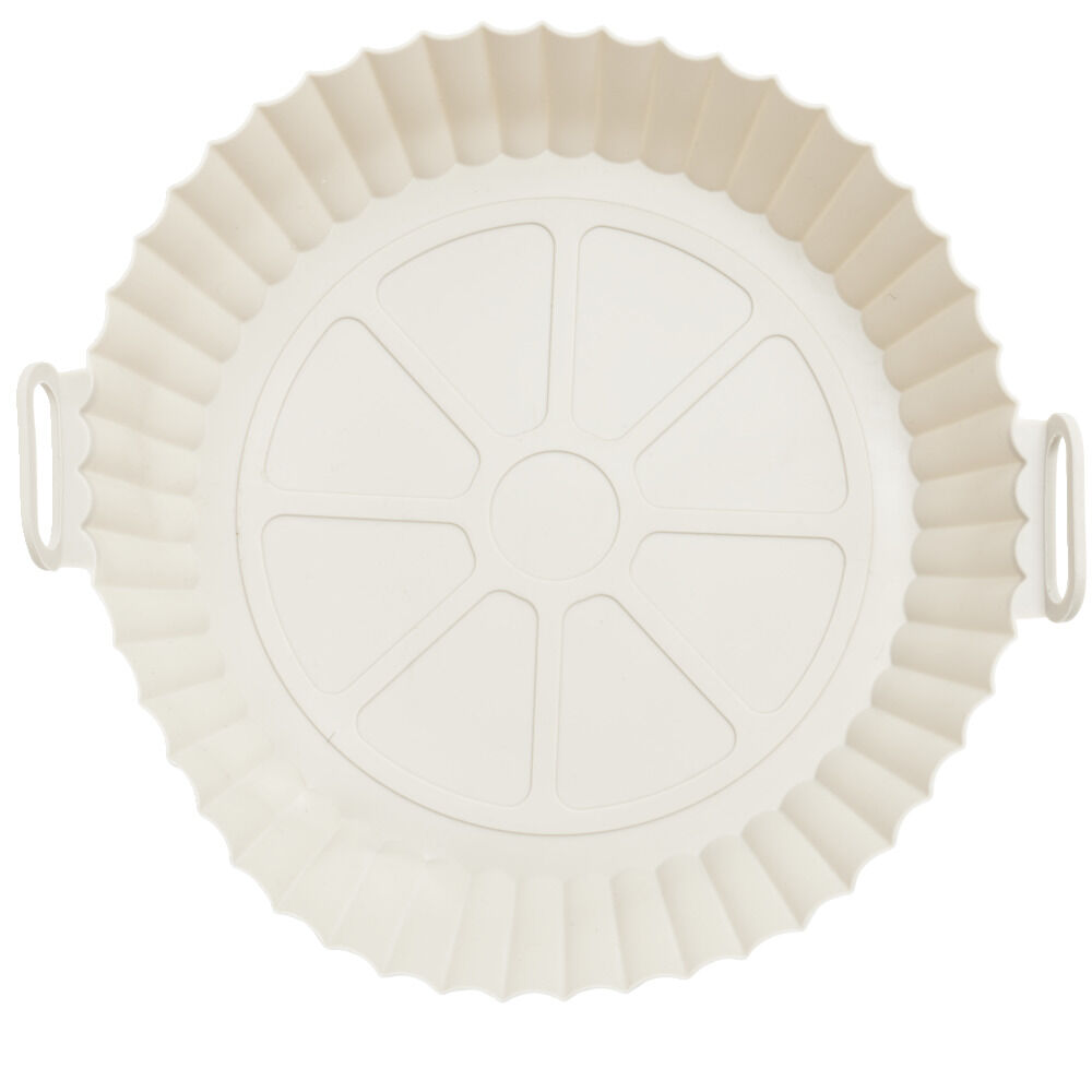 Moule en silicone rond Ø20xH5cm spécial friteuse sans huile et four