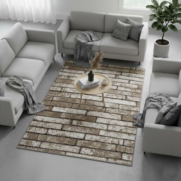 Dywan Rodos 00.109 beżowy 120x170 modny do salonu pokoju boh