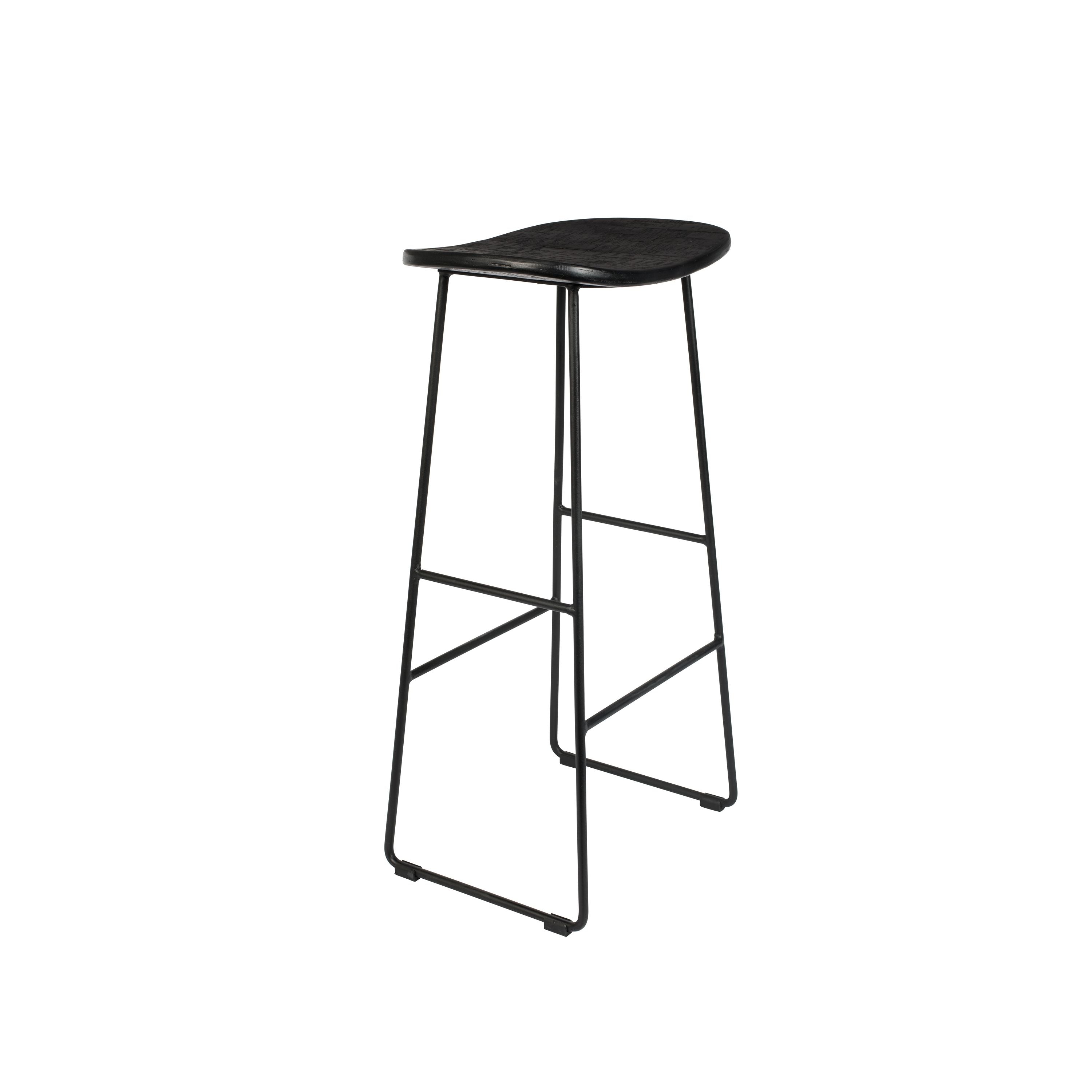 Housecraft Living Tangle Barkruk 80 cm Zwart
