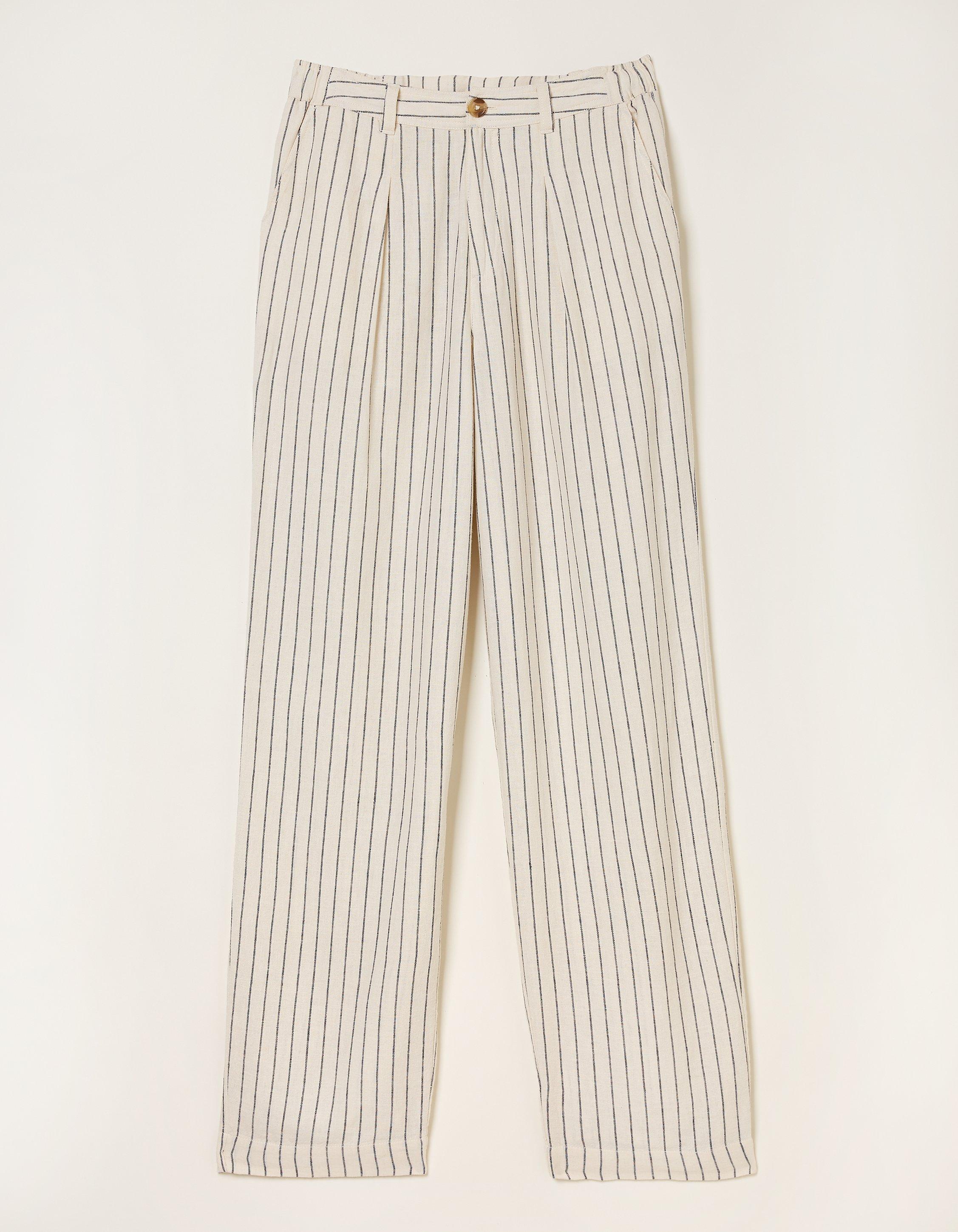 Pendeen Linen Blend Wide Leg Trousers