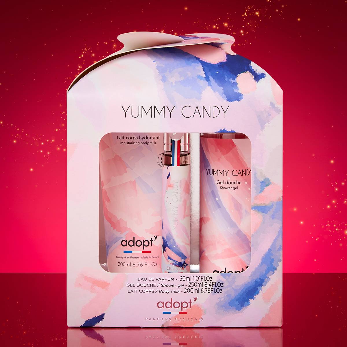 Yummy candyCoffret chalet 30ml   gel douche 250ml   lait corps 200ml
