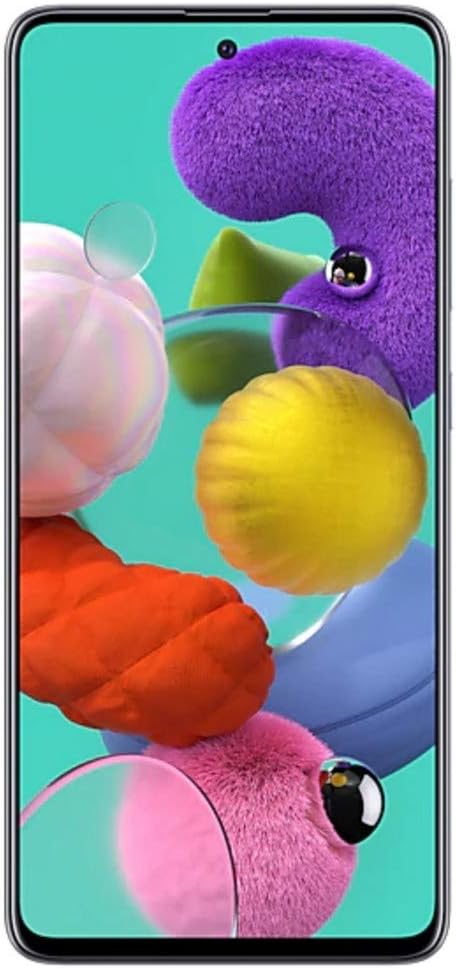 Samsung Galaxy A51, 128GB + 6GB RAM, Black - Unlocked (Renewed)