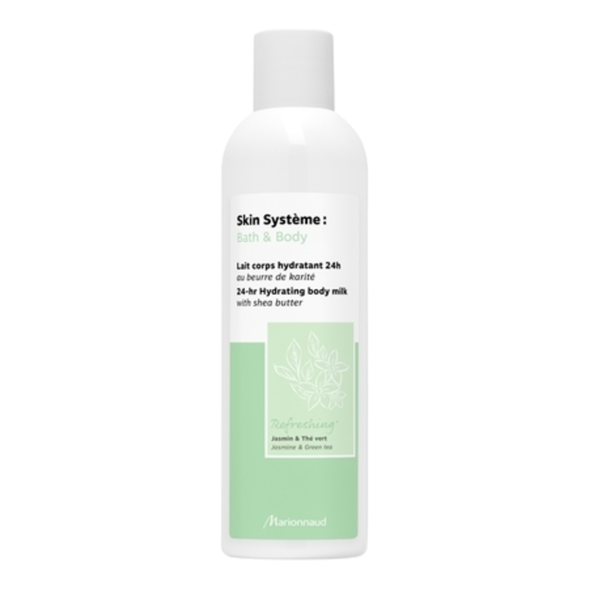 SKIN SYSTÈME: BATH & BODYLait corps hydratant 24h jasmin & thé vert