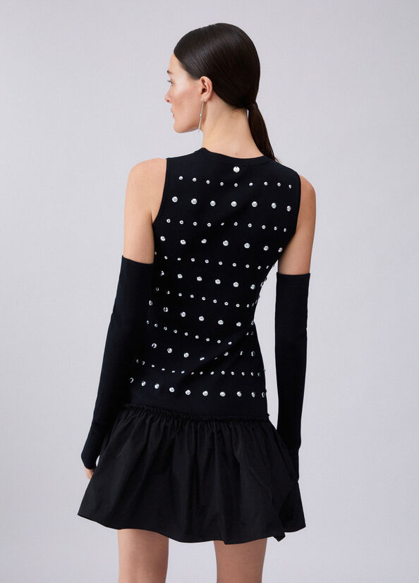 Abito in maglia con maniche thumbhole
