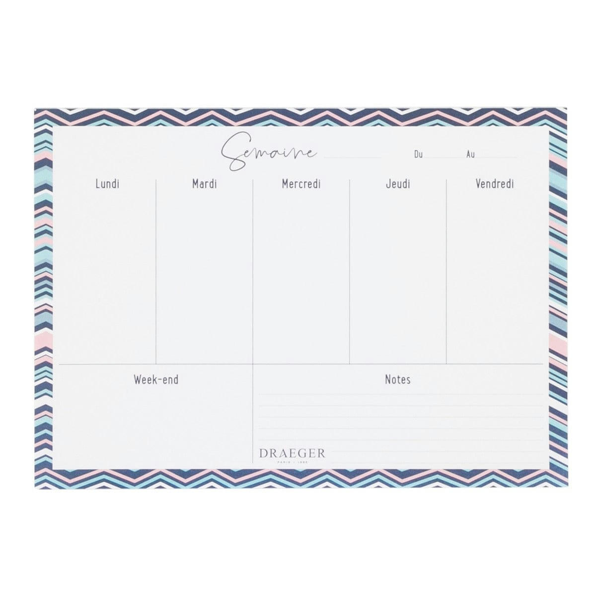 - Planner Semainier - 52 Feuilles Détachables