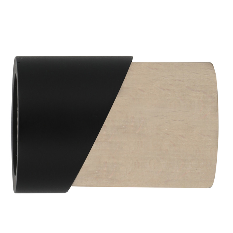 Embout de fermeture pour tringle en métal et bois Cylindre Ø 28 mm MOBOIS