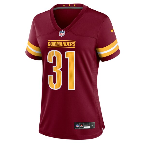 Jonathan Jones Washington Commanders Nike Women's Team Game Jersey -  Burgundy