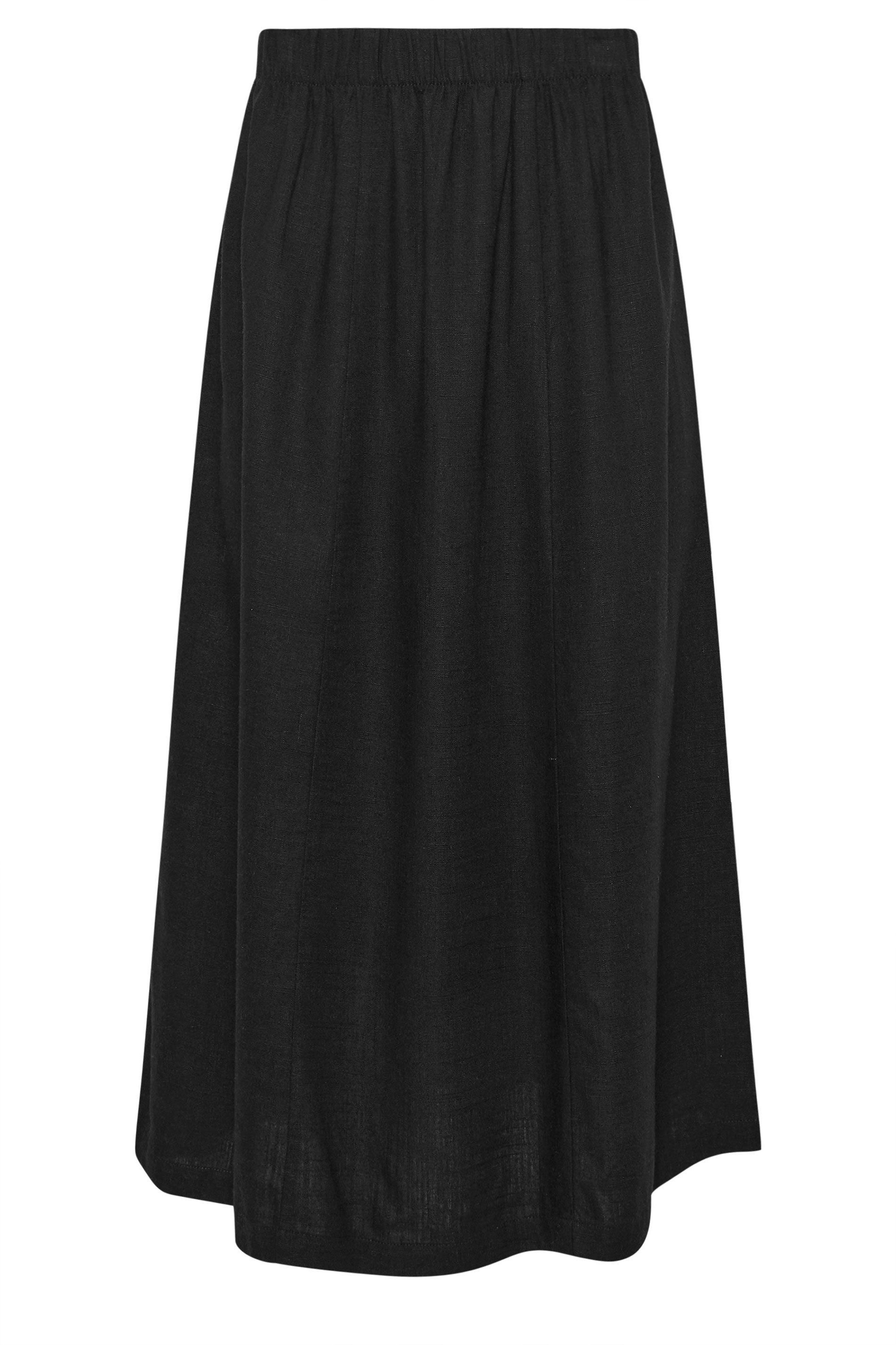 M&Co Petite Linen Maxi Skirt