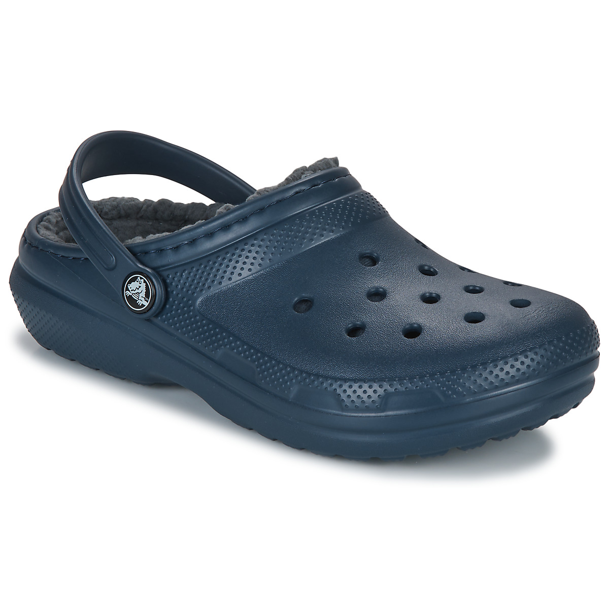 Crocs - Classic Lined Clog K - Marine / Grey