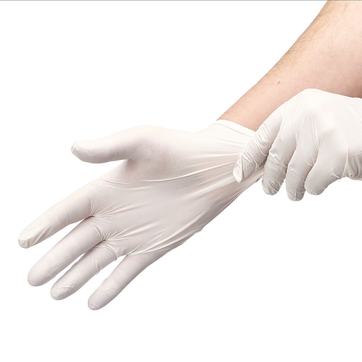 Conjunto de 25 luvas nitrilo tamanho l