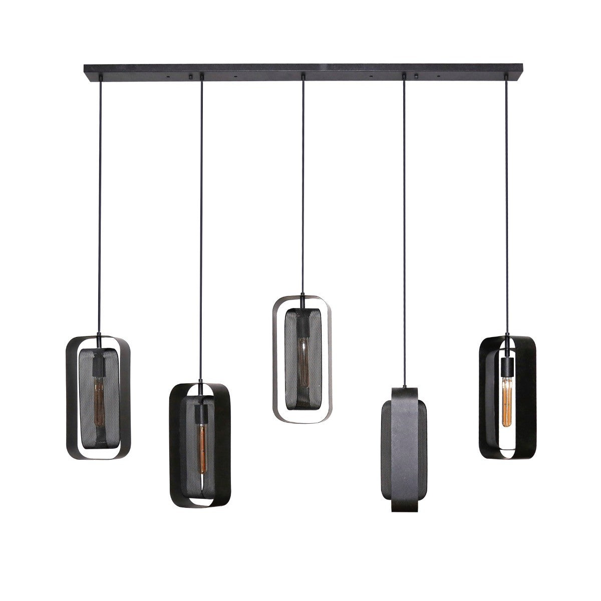 Fraaai - Kasey hanglamp 5L - artic zwart