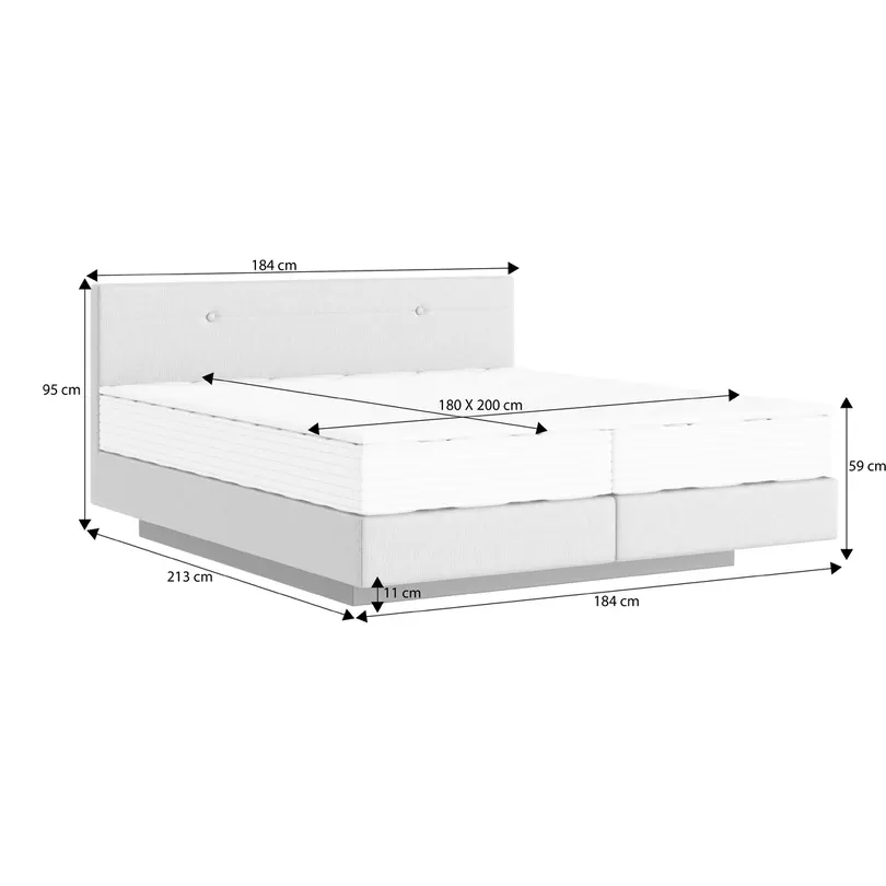 Boxspringbett Aurora