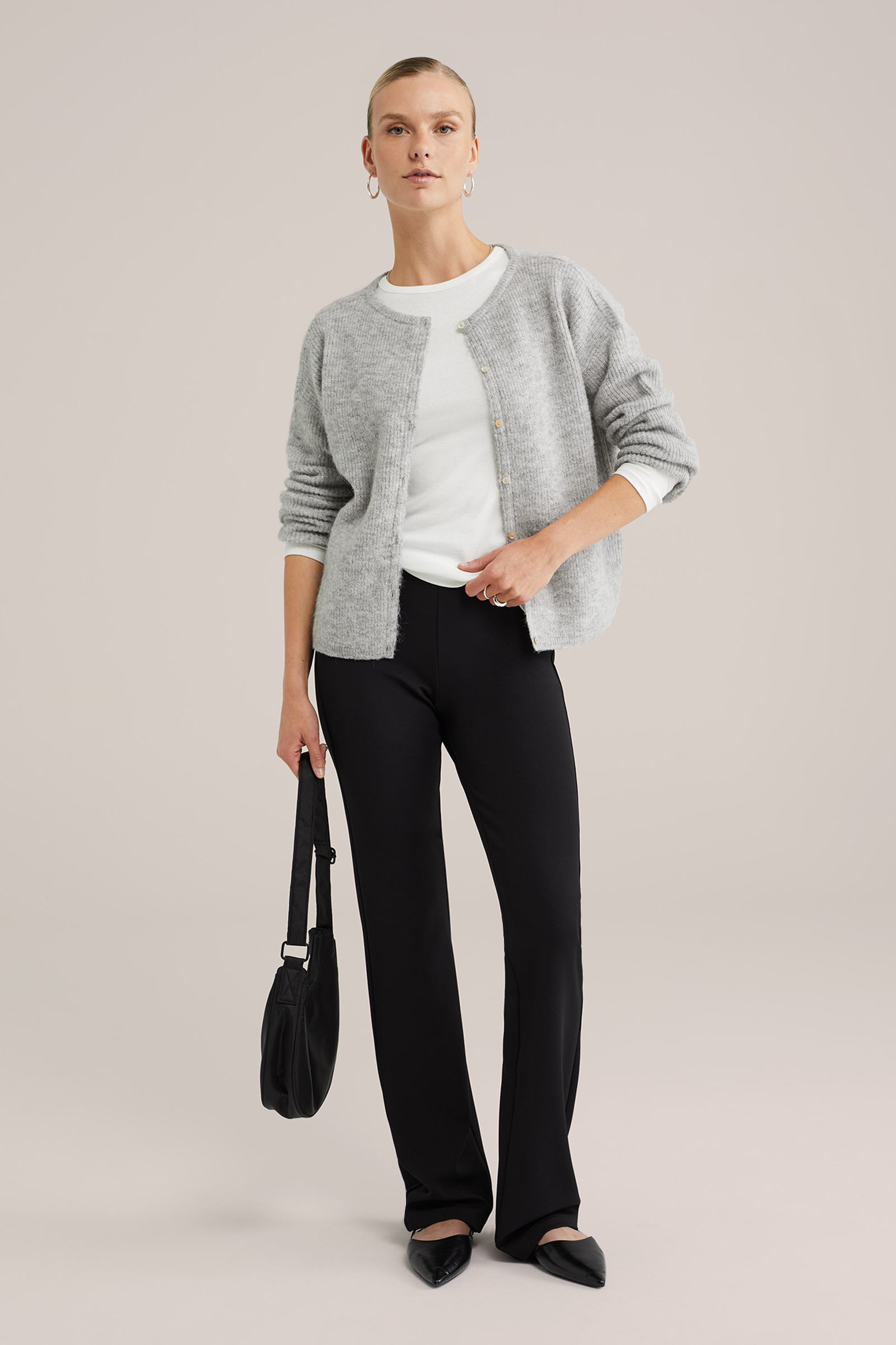 Dames Regular fit jersey broek