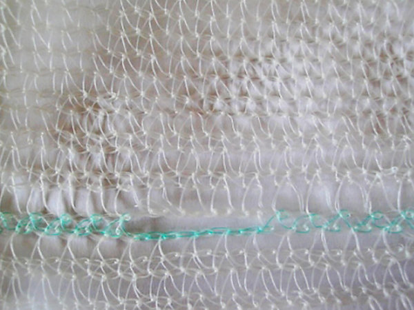 Filet échafaudage 72g/m² - Mailles triangulaires - Chantier de moyenne durée Bleu 2.57m x 50m