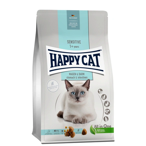 Katzentrockenfutter »Sensitive«, 4 Stück, je 1,3 kg, Ente